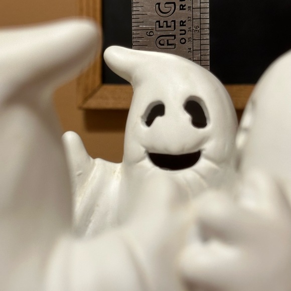 Vintage Circle of Ghosts Ceramic Candle Holder - Picture 9 of 9